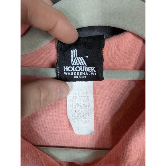 Vtg Harley Davidson Large Polo Pink Sleeveless Collared Biker Orlando FL - Picture 6 of 10